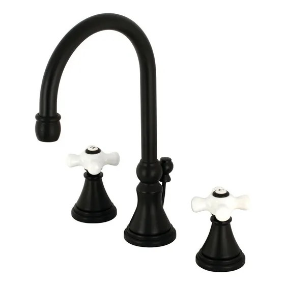 Grifo Baño Amplio 6.2 In Color Negro Mate