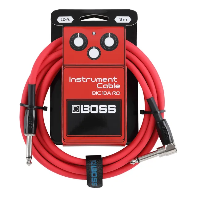 Cable Boss Bic-10a-rd Para Instrumento Plug A Plug L 3m Rojo