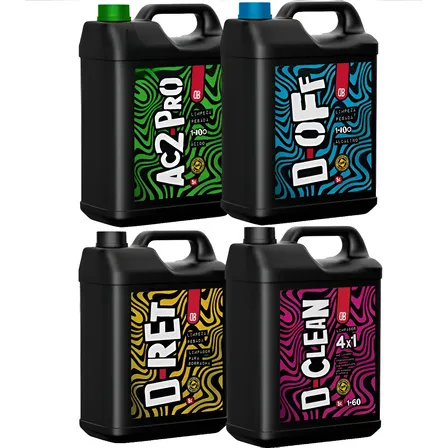 Kit Lavagem Automotiva Ac2 D Off D Clean D Ret 5l Dub Boyz