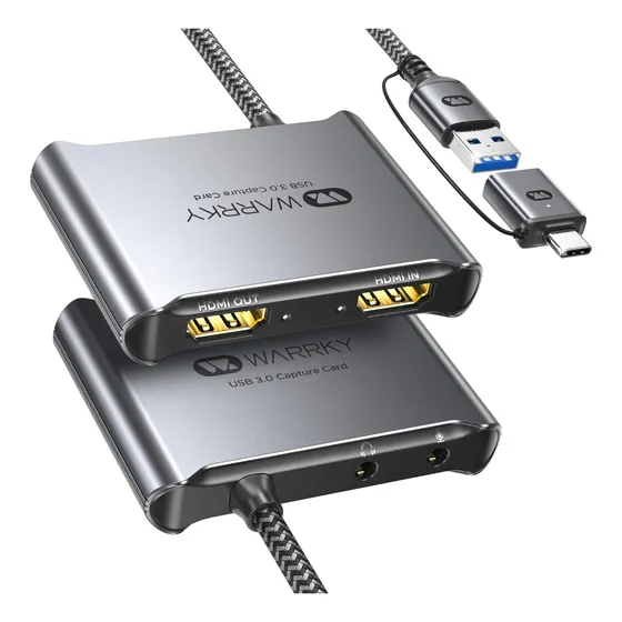 Tarjeta De Captura Hdmi De Warrky 4k [con Cable Usb 30 4k,