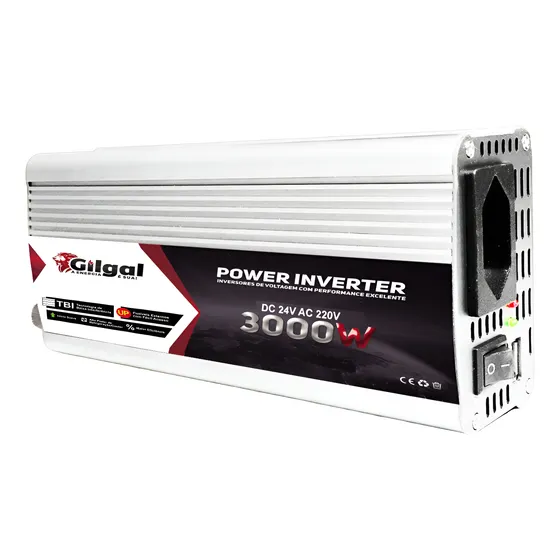 Inversor Senoidal Conversor 3000w 24v P/ 220v- 3.000 Watts