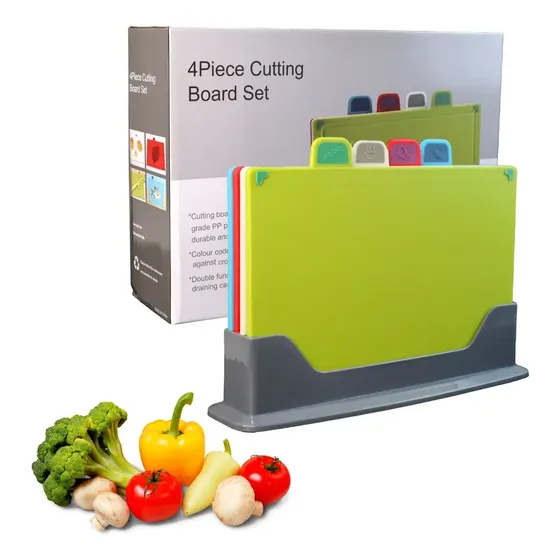 Juego De Tablas Para Picar Cocina Tablas Para Cortar Rebanar Juego 4 Tablas