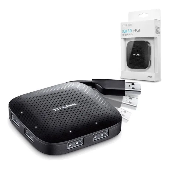 Hub Porttil De 4 Puertos Tp-link Uh400 Usb 3.0 Tipo A