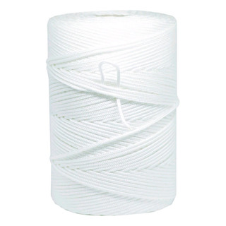 Corda Poliéster Trançada 2mm Branca - 280 Metros Rl 1kg Náut Corda Poliéster Trançada 2mm Branca - 280 Metros Rl 1kg Náut