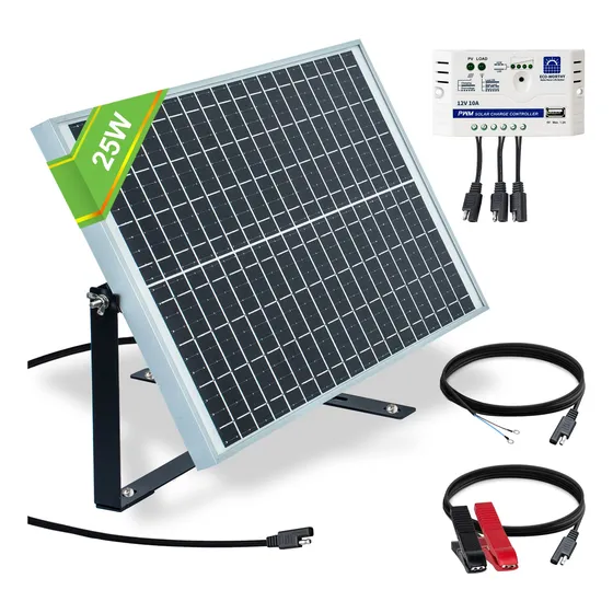 20w 12v Solar System Kit : 20 Watt Polycrystalline Solar Pan
