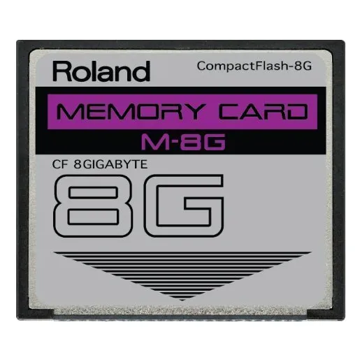 Tarjeta De Memoria Roland 8gb M-8g Compactflash Cf Para