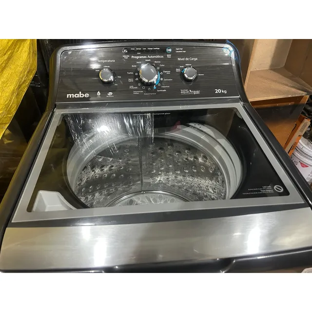 Lavadora Mabe Automática Lmh70203wdab1 20 Kg Gris Diamante