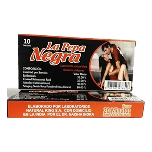 Pepa Negra Evite Eyaculacion Precoz Natural