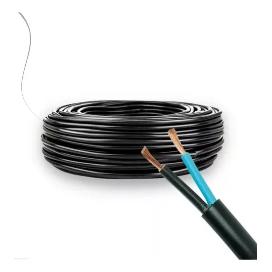 Fio Cabo Pp Cobre 2x1,5mm 2 Vias 1,5 Milimetros Rolo Com 30m