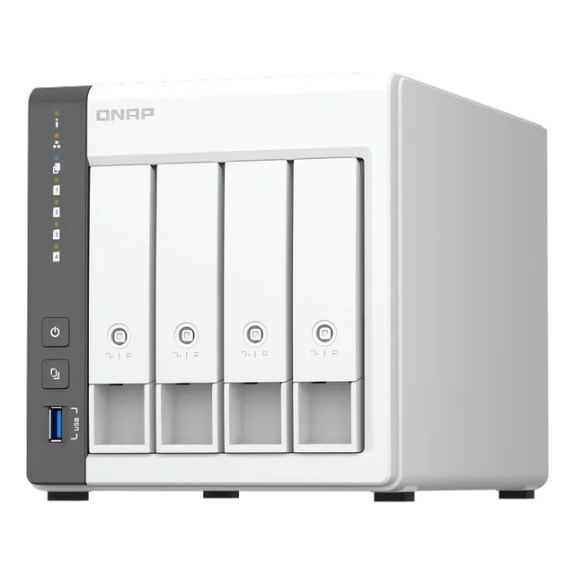 Servidor Nas Qnap Ts-433-4g Tower 4 Bahias Cortex-a55 4gb