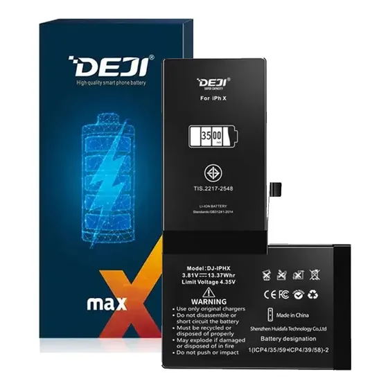 Bateria Compatible Con Iphone X Con Mas Duracion Marca Deji