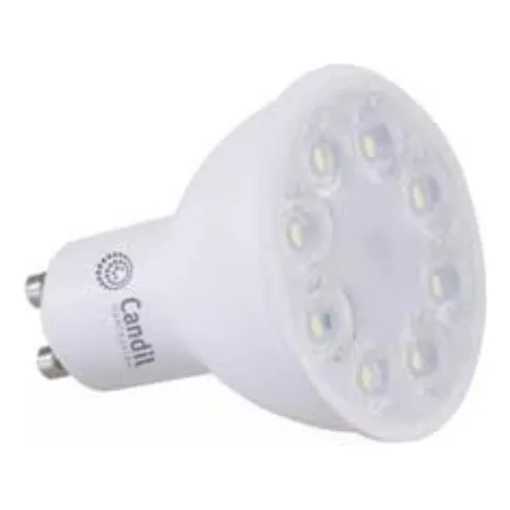 Lampara Dicro Led 220v 7w Dimerizable Gu10 Candil X 10 Unid