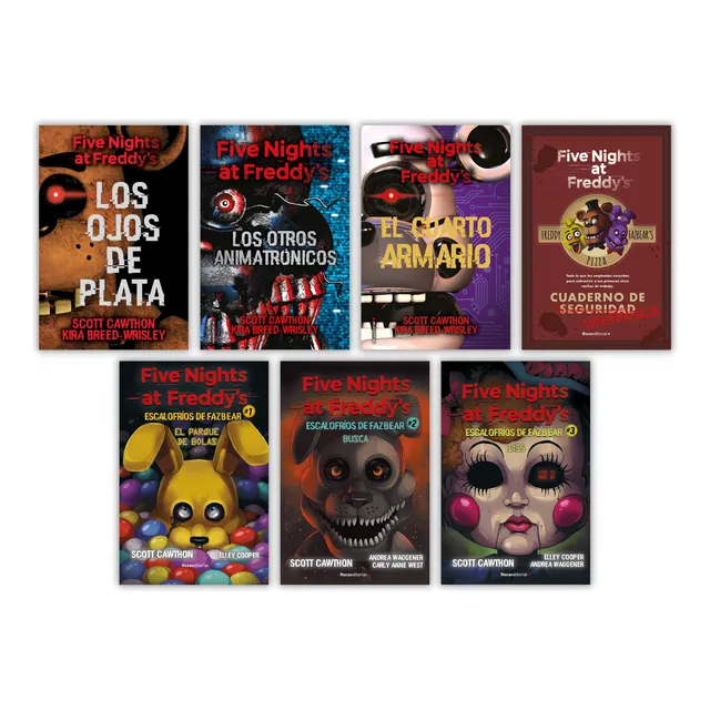 Pack Five Nights At Freddy's - Colección Completa (7 Libros)
