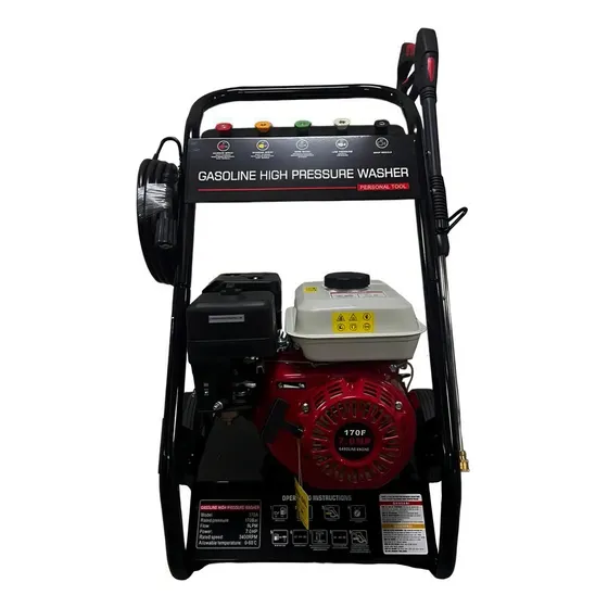 Hidrolavadora Industrial Autonoma 3000psi 6,5hp Color Negro Frecuencia 0