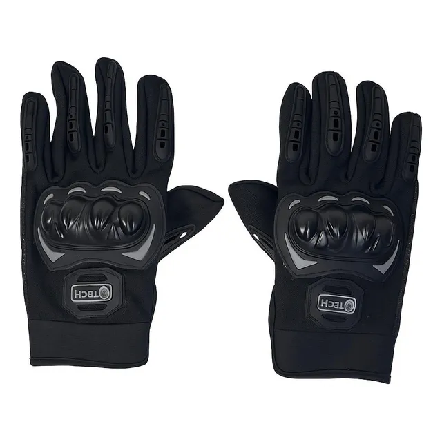 Guantes Moto Proteccion Reforzados Color Negro Talle Xl