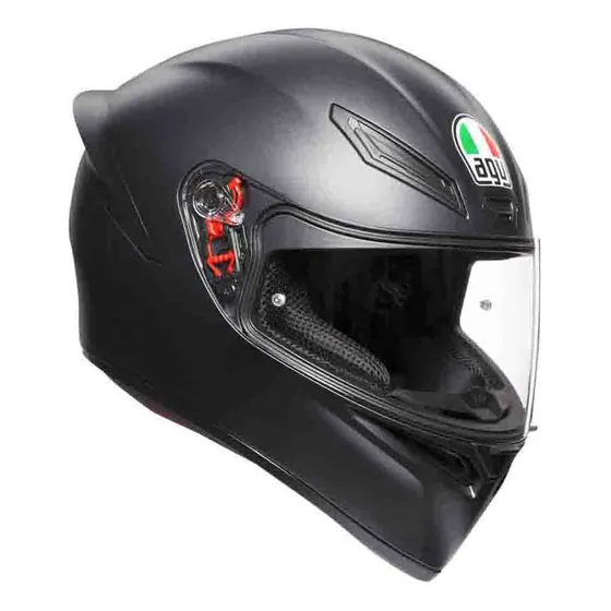 Casco Integral Agv K-1 Matt Black Solid . Agv