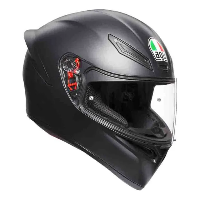 Casco Integral Agv K-1 Matt Black Solid . Agv