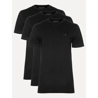 Kit Camisetas Tommy Hilfiger Masculina Essential Preta 3un Kit Camisetas Tommy Hilfiger Masculina Essential Preta 3un
