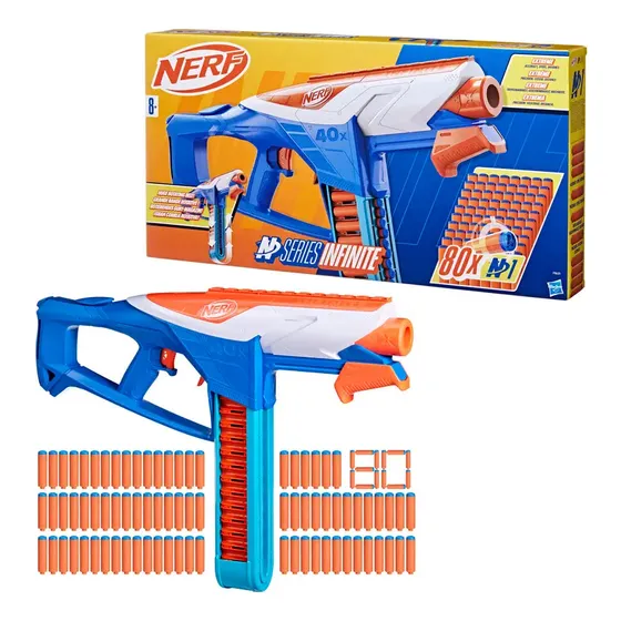 Nerf N Series Lanzador Infinite 80 Dardos Nerf N1