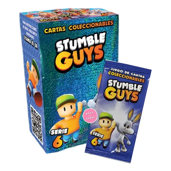 Cartas Stumble Guys Serie 6 - Caja Mazo Inicial + Sobre