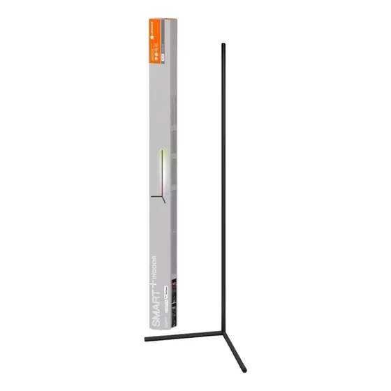 Lampara Led Esquinera Ledvance Rgb Smart Dimerizabe App Estructura Negro