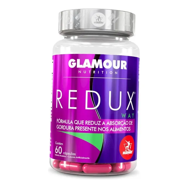 Redux Way Quitosana Em Cápsulas Glamour Midway 60 Cápsulas