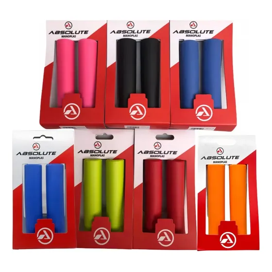 Manopla Punho Bike Absolute Espuma Gel Silicone Escolha Cor