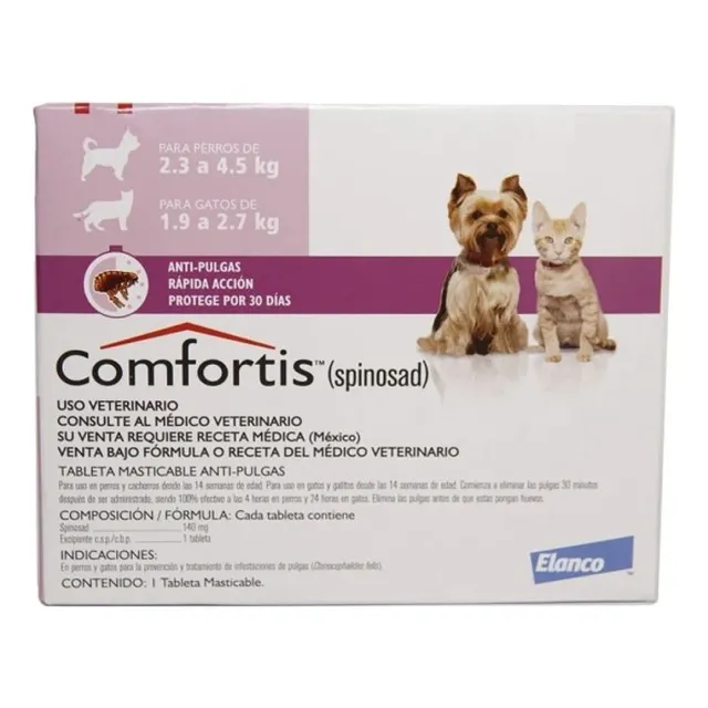 Comfortis Perro/gato Antipulgas