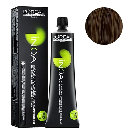 Tintura Inoa Sin Amoniaco Coloracion X60grs Loreal Pro Tono 7.3