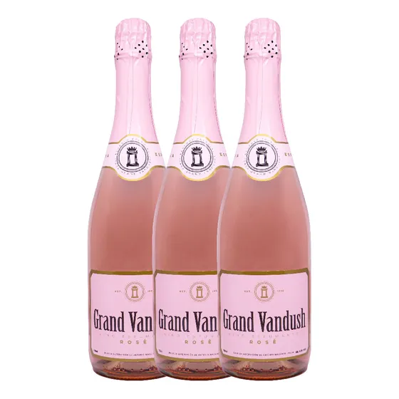 Champagne Grand Vandush Rose 750ml X 3 Unidades