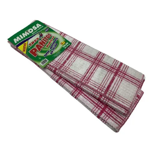 3 Paños Pañitos 30x30cm Plisol Plitex 3157 Xavi