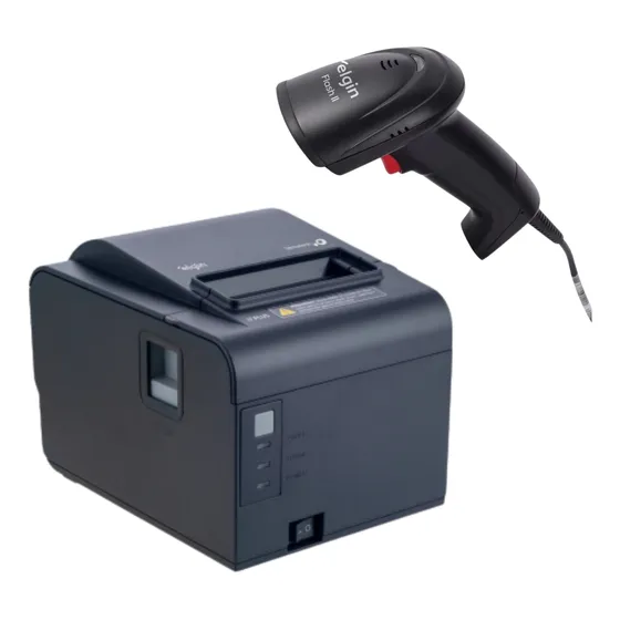 Impressora Térmica Elgin I7 Rede Usb E Leitor Elgin Flash 2