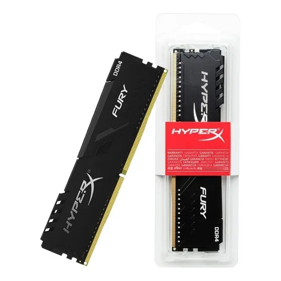Memória Ram Fury Ddr4 Color Preto 8gb 1 Hyperx Hx432c16fb3/8