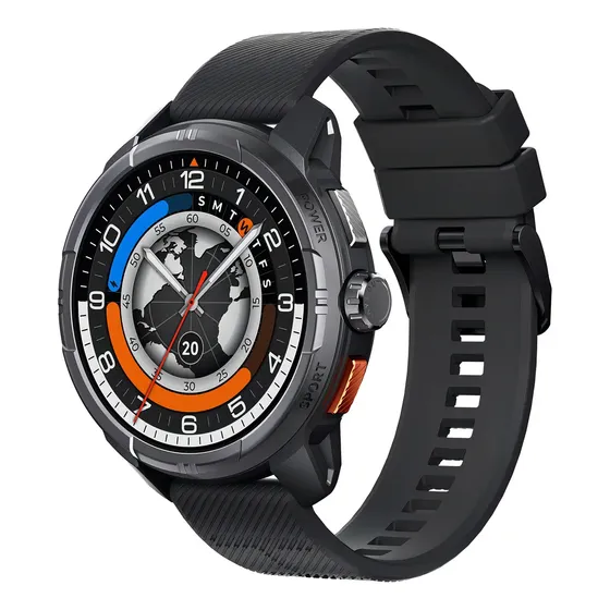 Haylou Solar Ultra Gps Smart Watch 1,6' Pantalla Amoled Llamadas Bluetooth 5atm Resistencia Al Agua, Ls23, Color Negro | Cuotas sin interés