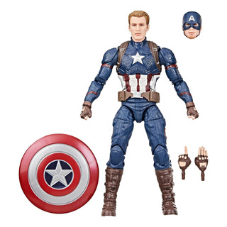 Figura De Acción Capitán América Hasbro 15 Cm Con Figura De Acción Capitán América Hasbro 15 Cm Con