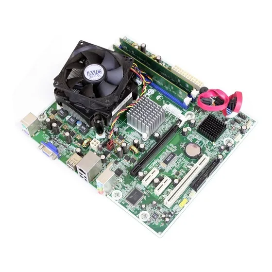 Kit Placa Mae 775 Intel Pentium Dual-core Memoria 2gb Ddr2 