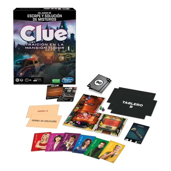 Juego Clue Traición En La Misión Tudor Español - Hasbro