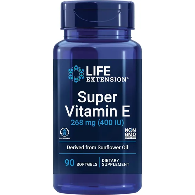 Vitamina E 268 Mg Super Life Extension 90 Cápsulas Blandas