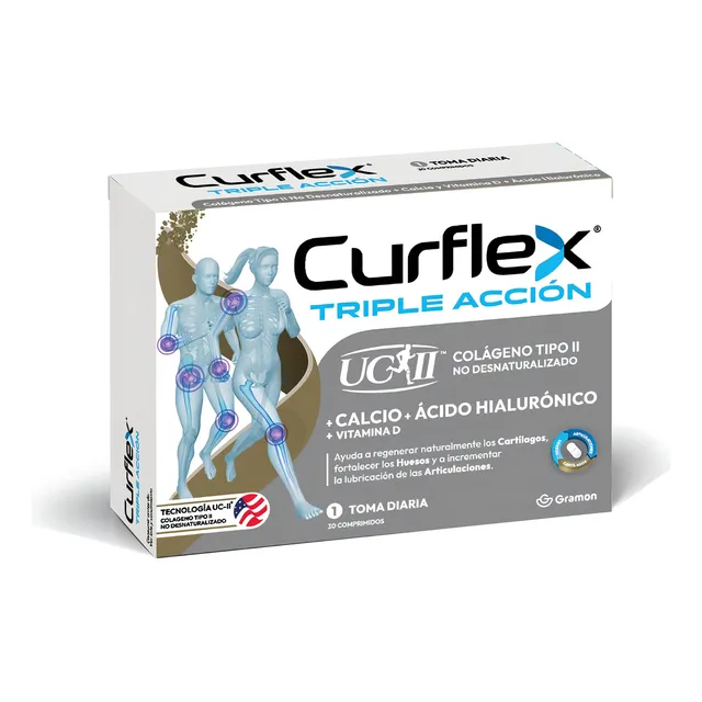 Curflex Triple Acción X30 Comprimidos Sabor Sin sabor