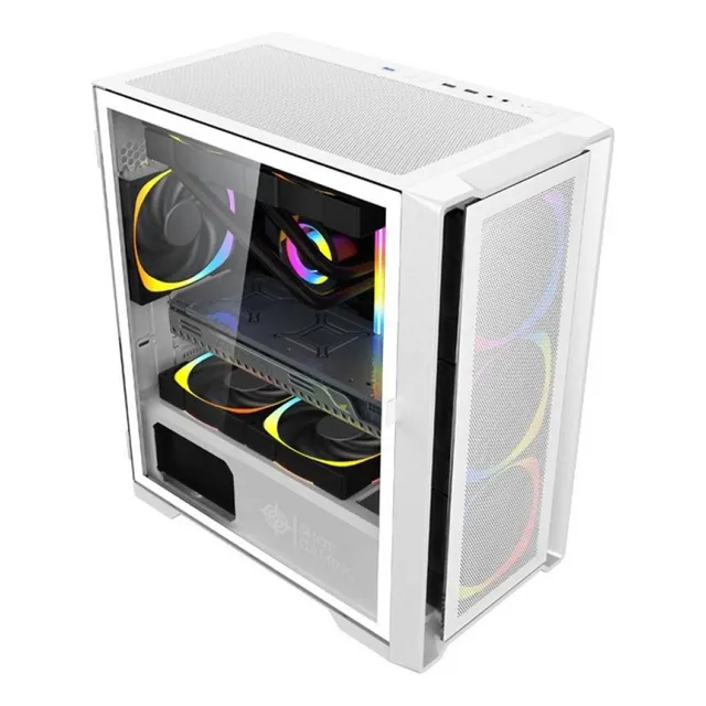 Gabinete Gamer Hsi Shot Pro Series Sup-8505 Blanco Tower
