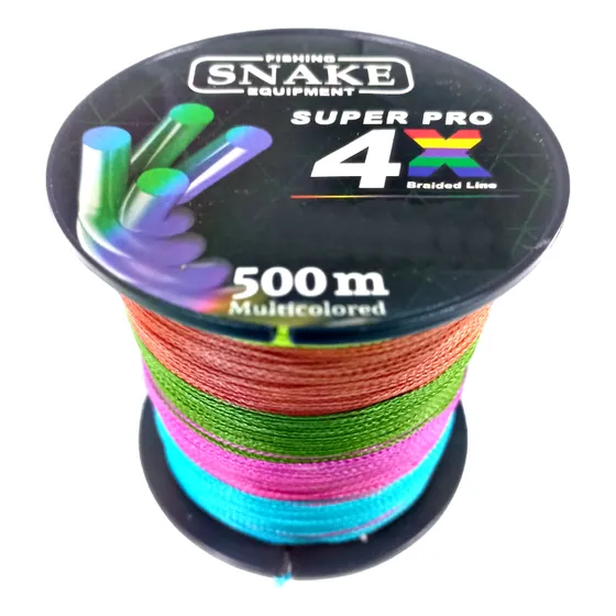 Bobina De Multifilamento Snake Fishing X 500 Mts 4 Hebras F