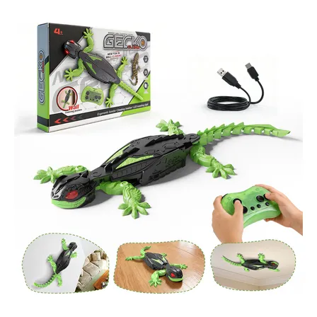 Lagarto Controle Remoto Robo De Brinquedo Gecko Para Crianca Lagarto Controle Remoto Verde