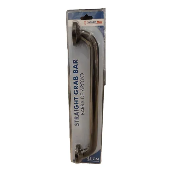 Barra De Seguridad Para Baño 45 Cm C/negro #tks