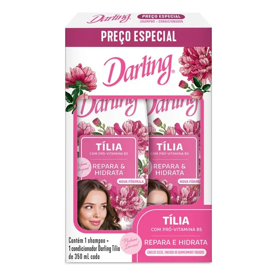 Shampoo + Condicionador Darling Tilia 350 ml Cada