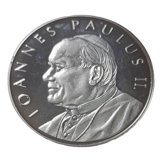 Moeda Fantasia Malta Espelhada 10 Lira Papa João Paulo Ii