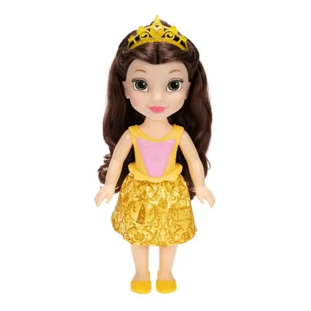 Boneca Princesa Disney Bela Articulada 33cm Tiara Multikids