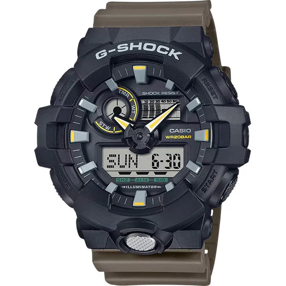 Relógio Casio G-shock Ga-710tu-1a3dr Resistente A Choques