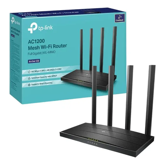 Router Tp Link C6 Ac1200 Gigabit Doble Banda  Tienda Bcv