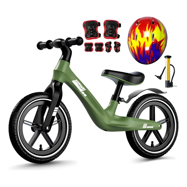 Bicicleta De Equilibrio De 12 Pulgadas Para Niños Y Niñas