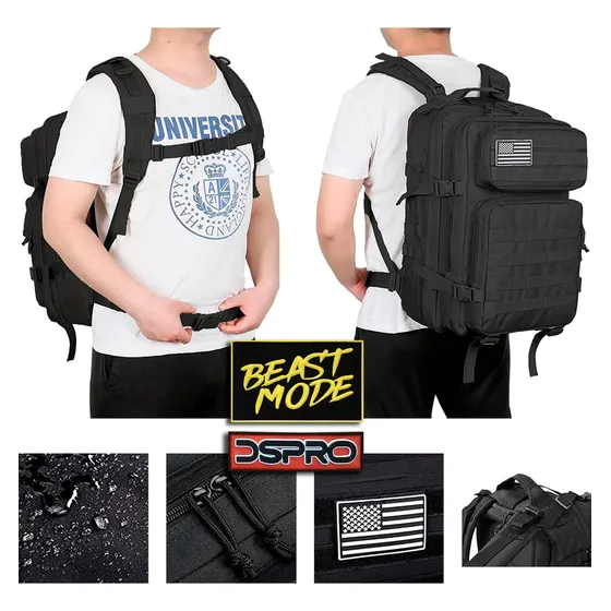 Bolso Táctico Importado Grande Resistente Crossfit Laptop